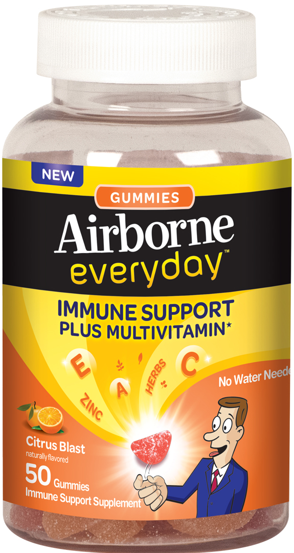 AIRBORNE Everyday Gummies  Citrus Blast